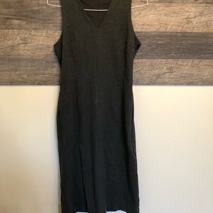 Armani Exchange dark mid calf body con dress